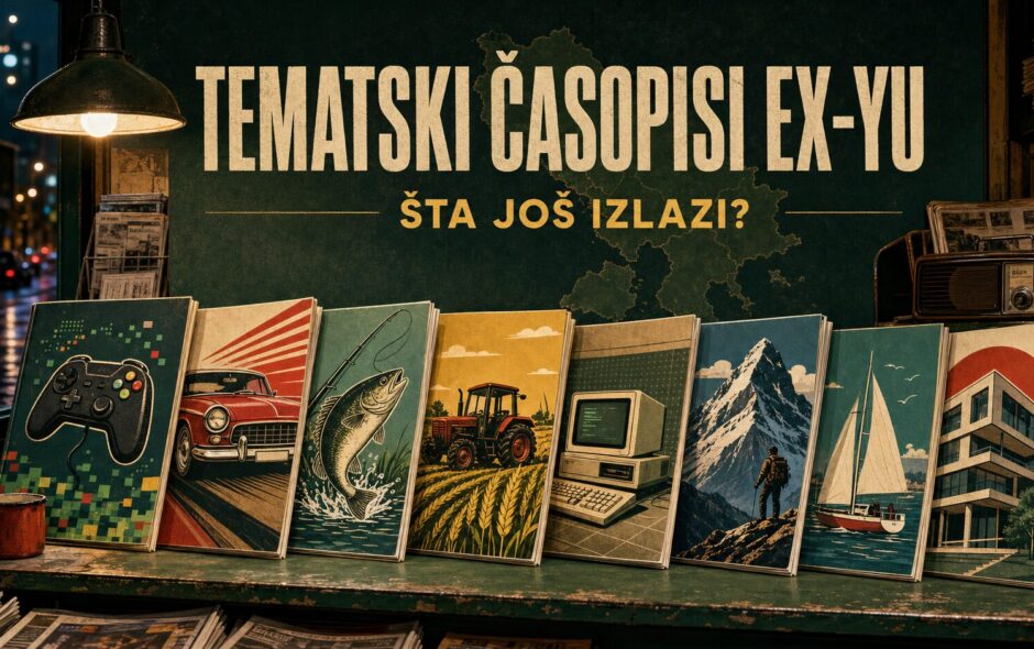 Tematski časopisi EX-YU o gejmingu, automobilima, ribolovu, poljoprivredi i drugim oblastima